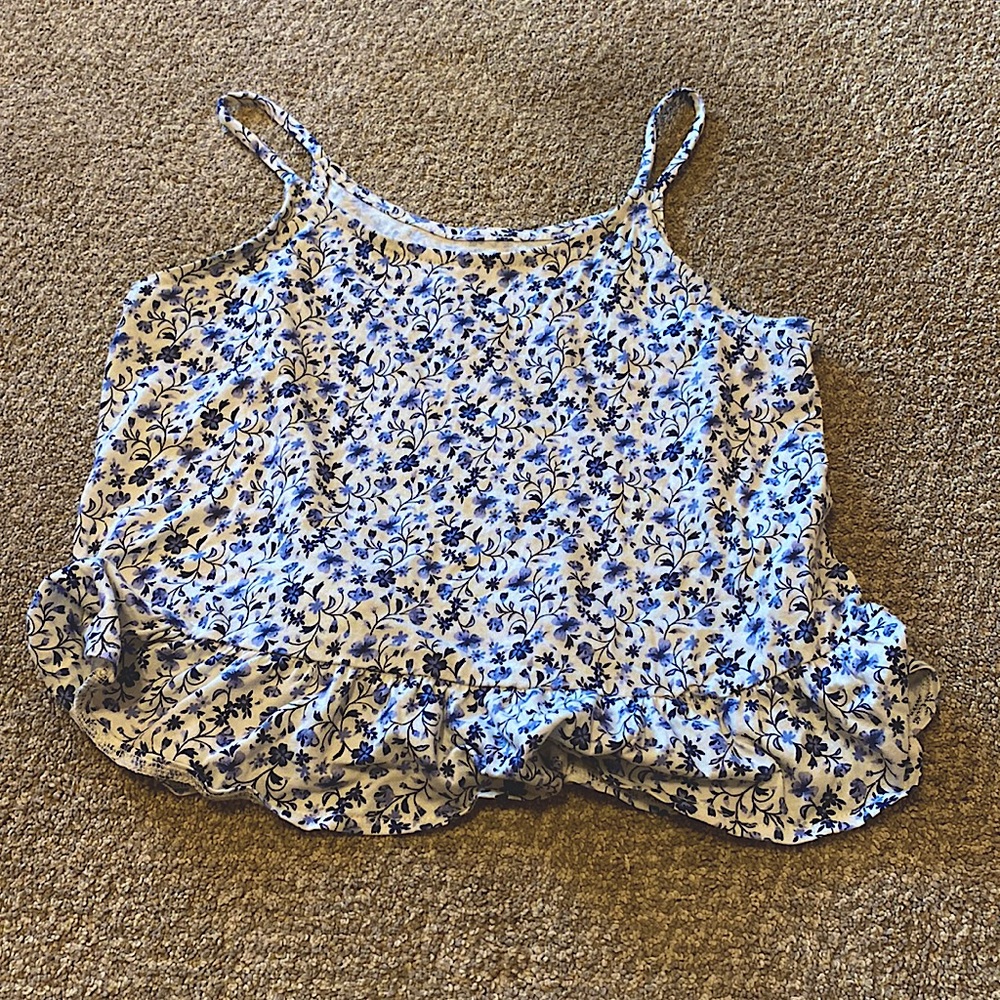 Old Navy 10-12 dainty flower tank top